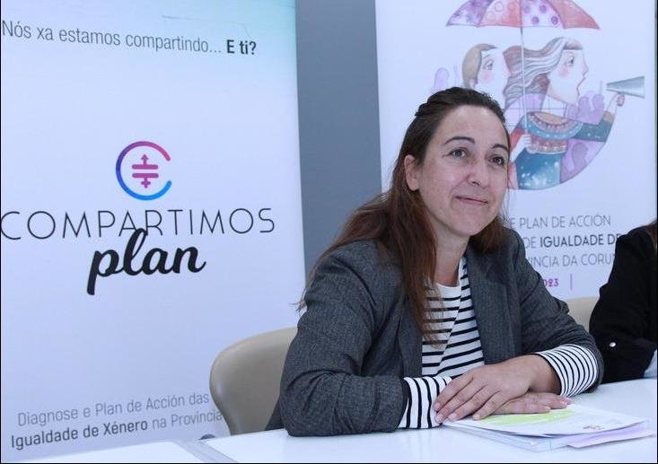 A deputada provincial de Igualdade, María Muíño