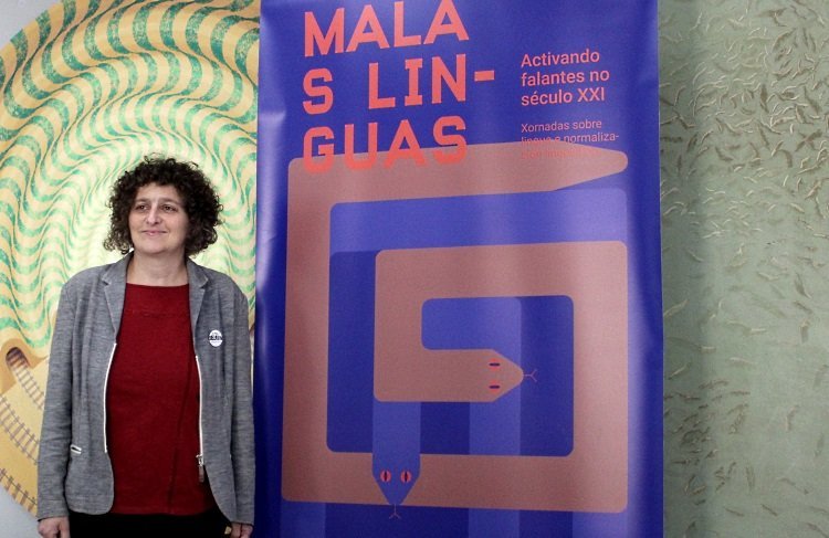 Goretti Sanmartín na presentación en outubro do programa 'Malas Linguas'