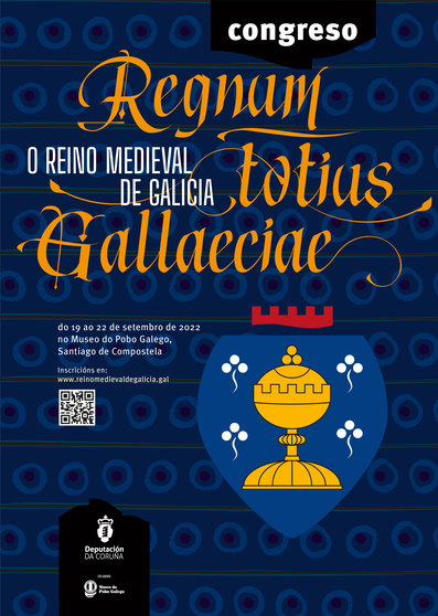 Cartel do Congreso Internacional sobre o Reino Medieval de Galiza