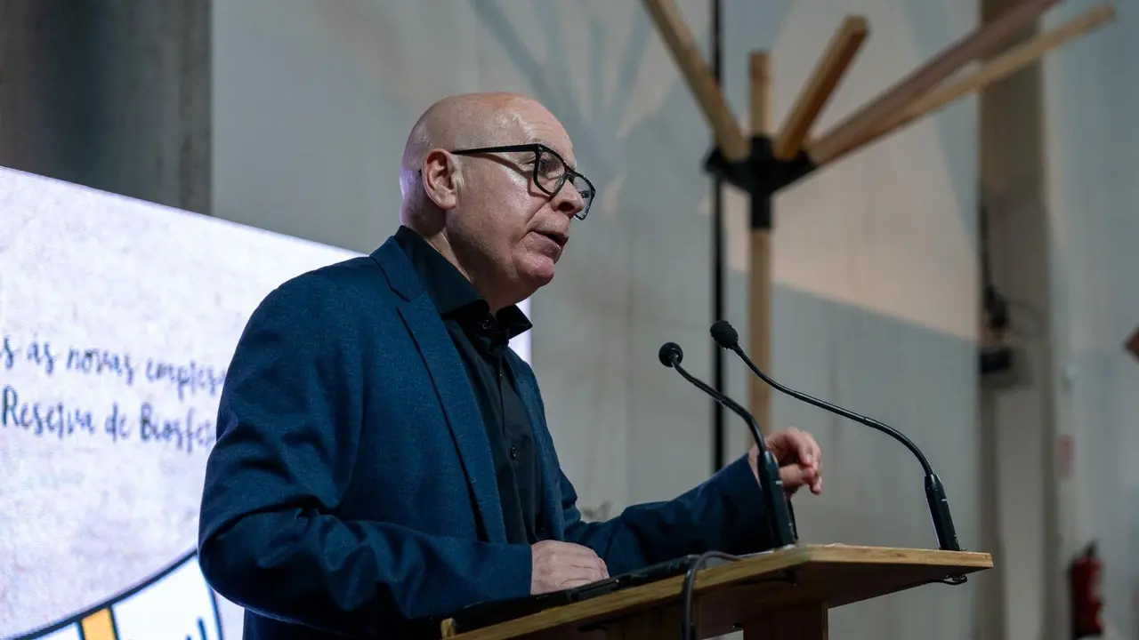Regueira, na s&uacute;a intervenci&oacute;n no acto desta tarde en Biocultura