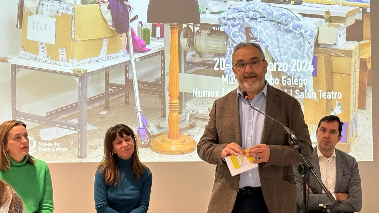 Penas, na s&uacute;a intervenci&oacute;n hoxe na presentaci&oacute;n da Mostra de Cine Etnogr&aacute;fico