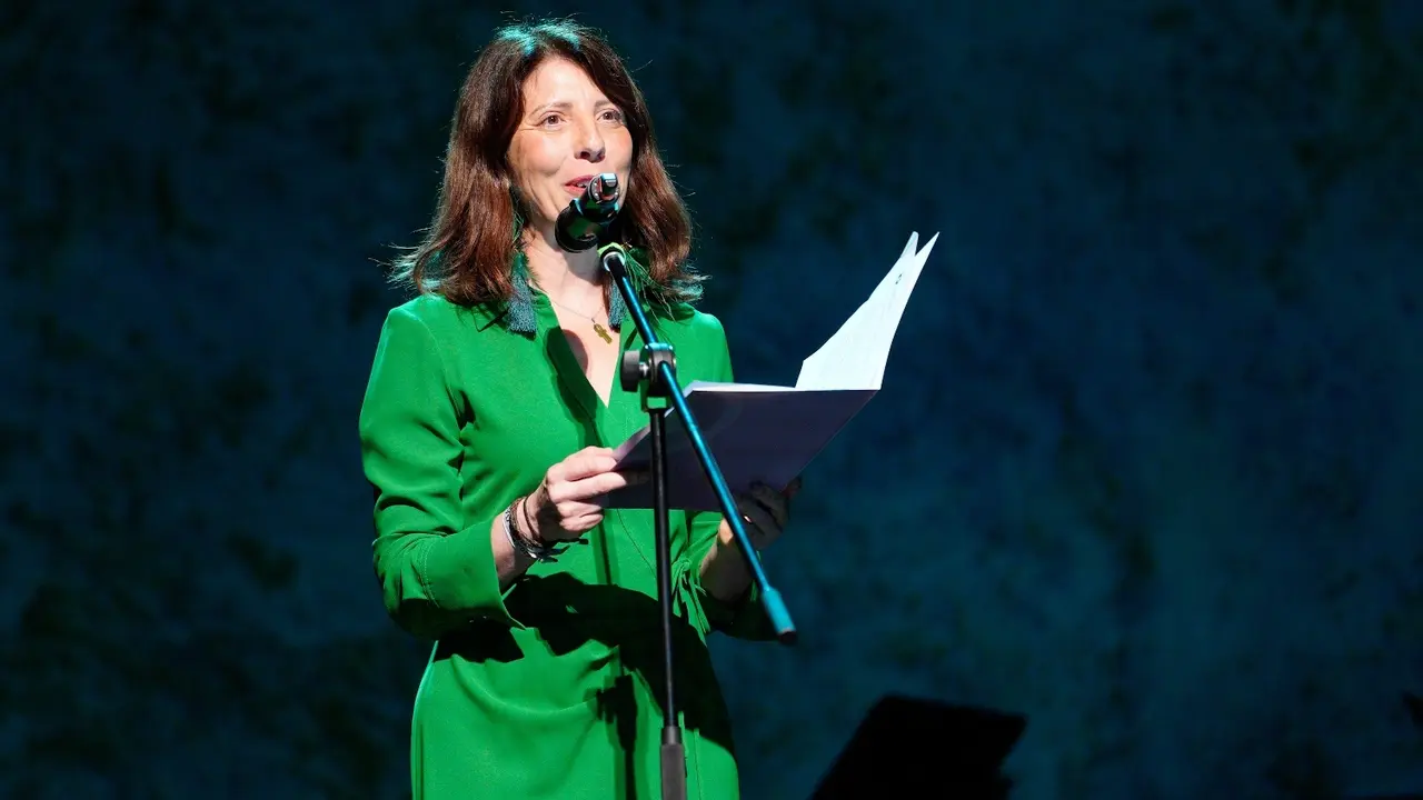 Agra, na s&uacute;a intevenci&oacute;n na gala celebrada onte no Teatro Col&oacute;n da Coru&ntilde;a