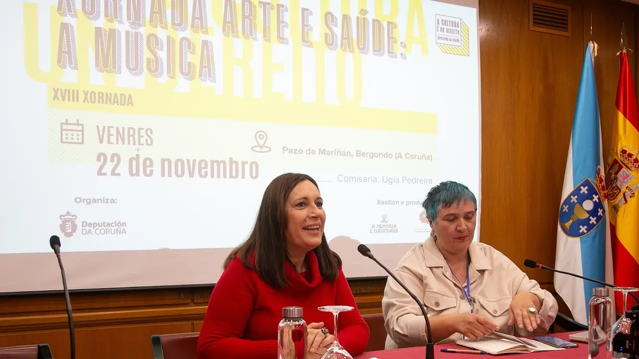 Gonz&aacute;lez, na s&uacute;a intervenci&oacute;n na presentaci&oacute;n da xornada, hoxe no Pazo de Mari&ntilde;&aacute;n