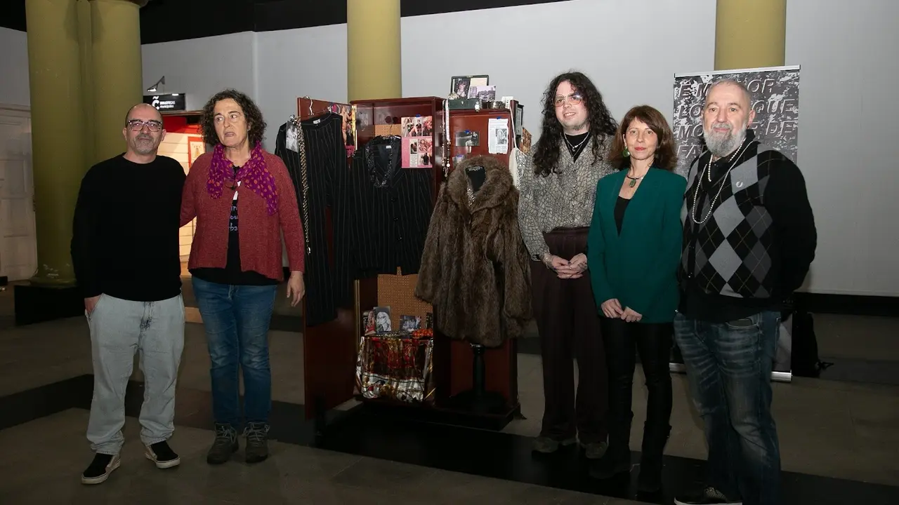 Maseda, Bugallo, Marey, Agra e Ferreiro, na inauguraci&oacute;n da Mostra