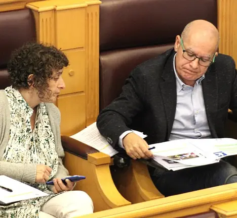 5. Goretti Sanmart&iacute;n e Xos&eacute; Regueira no pleno deste venres
