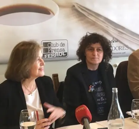Goretti Sanmart&iacute;n este martes no Club de Prensa de Ferrol