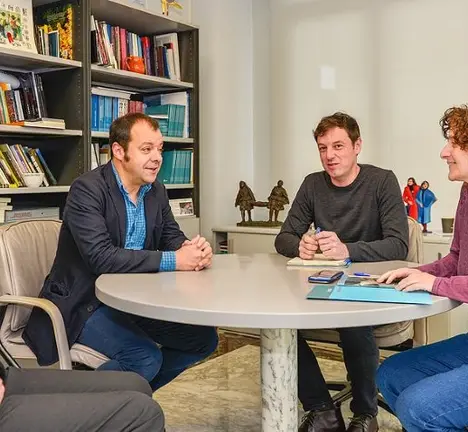 Miguel Mari&ntilde;o, Carlos Ares, Xabier Campos e Goretti Sanmart&iacute;n, esta ma&ntilde;&aacute; na Deputaci&oacute;n