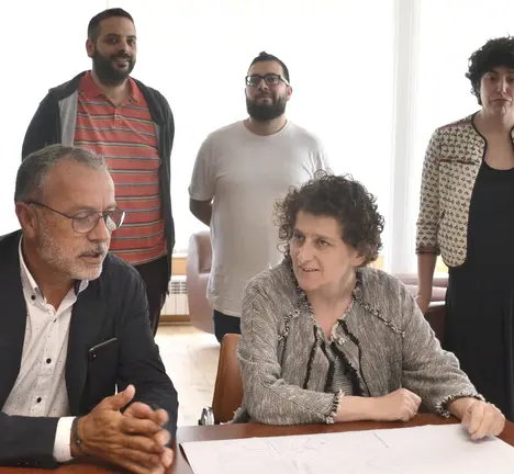 Goretti Sanmart&iacute;n, esta ma&ntilde;&aacute; co alcalde &Oacute;scar Garc&iacute;a