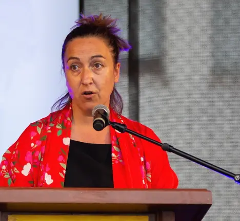 A deputada provincial de Igualdade Mar&iacute;a Mu&iacute;&ntilde;o