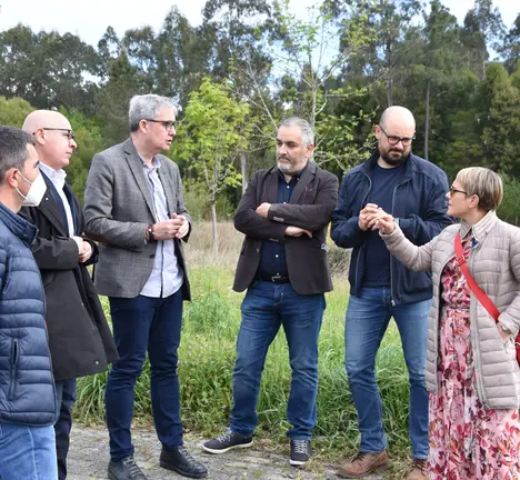 Regueira e Penas, na reuni&oacute;n que mantiveron hoxe en Ames sobre o novo proxecto da Depresi&oacute;n Meridiana