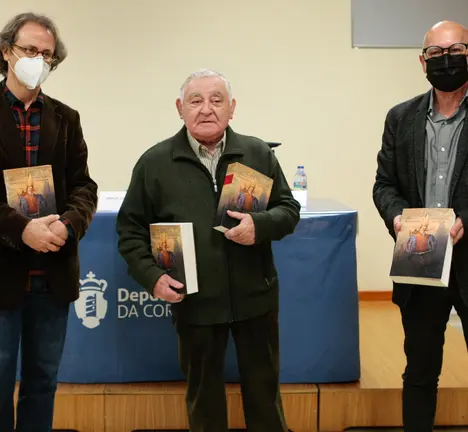 Carril, Lourenzo e Regueira, na presentaci&oacute;n hoxe do proxecto