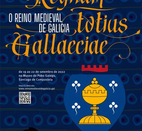 Cartel do Congreso Internacional sobre o Reino Medieval de Galiza