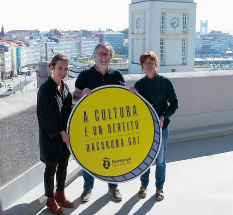 Couto, na presentaci&oacute;n, en maio pasado, de xornada "Impacto positivo: unha alianza festivais-administraci&oacute;n"
