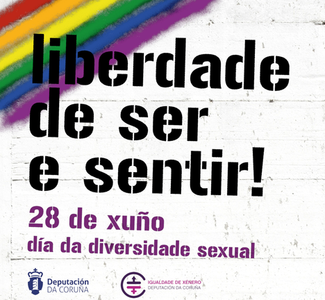 Imaxe gr&aacute;fica da campa&ntilde;a 'Liberdade de ser e sentir'