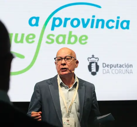 Regueira, na presentaci&oacute;n hoxe da campa&ntilde;a no  Galicia F&oacute;rum Gastron&oacute;mico