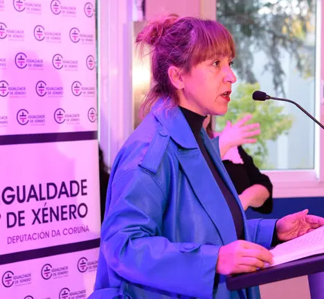 Mu&iacute;&ntilde;o, durante a s&uacute;a intervenci&oacute;n hoxe no acto institucional da Deputaci&oacute;n polo 25 N
