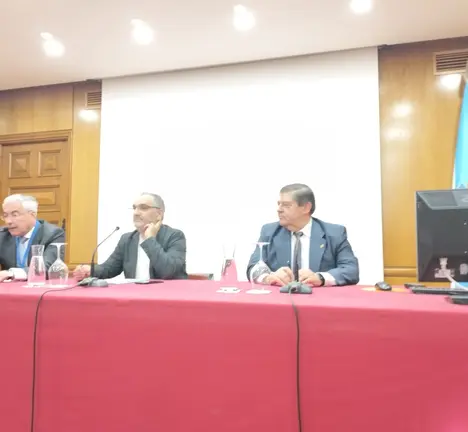 Penas, na s&uacute;a intervenci&oacute;n na inauguraci&oacute;n das xornadas