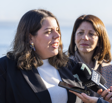 Farc&iacute;a Rey e Agra Tu&ntilde;as, na presetanci&oacute;n do POS+ en Ribeira, esta ma&ntilde;&aacute;