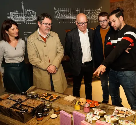 Agra e Regueira, na visita hoxe ao Estaleiro de Cipri&aacute;n