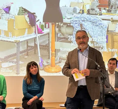 Penas, na s&uacute;a intervenci&oacute;n hoxe na presentaci&oacute;n da Mostra de Cine Etnogr&aacute;fico