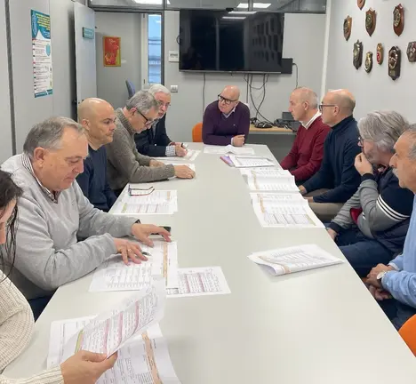Reuni&oacute;n de Regueira cos representantes nos concellos que participan n'Os Fog&oacute;ns do Anll&oacute;ns'