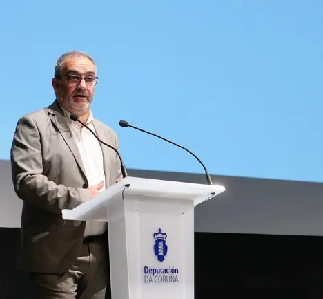 Penas, durante a s&uacute;a intervenci&oacute;n na clausura do congreso