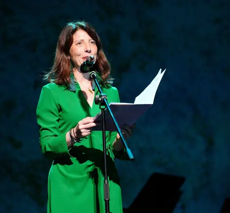 Agra, na s&uacute;a intevenci&oacute;n na gala celebrada onte no Teatro Col&oacute;n da Coru&ntilde;a