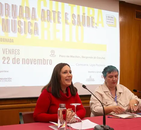 Gonz&aacute;lez, na s&uacute;a intervenci&oacute;n na presentaci&oacute;n da xornada, hoxe no Pazo de Mari&ntilde;&aacute;n