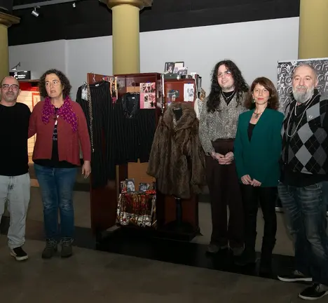 Maseda, Bugallo, Marey, Agra e Ferreiro, na inauguraci&oacute;n da Mostra
